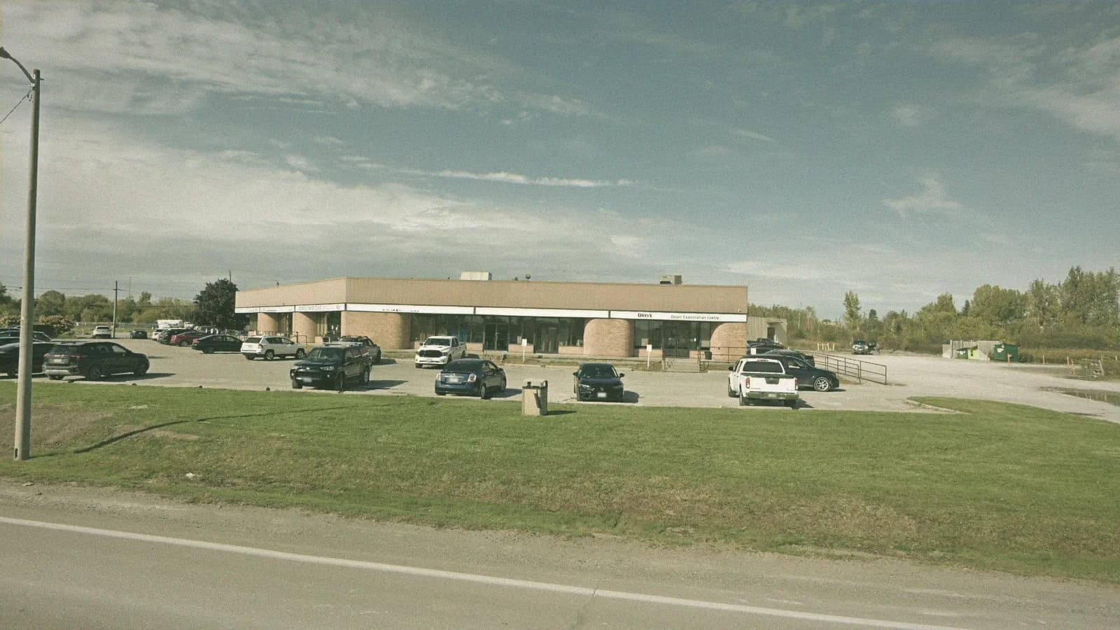 DriveTest Belleville at 345 College St E, Unit 12, RR#6, Belleville, seen from the street
