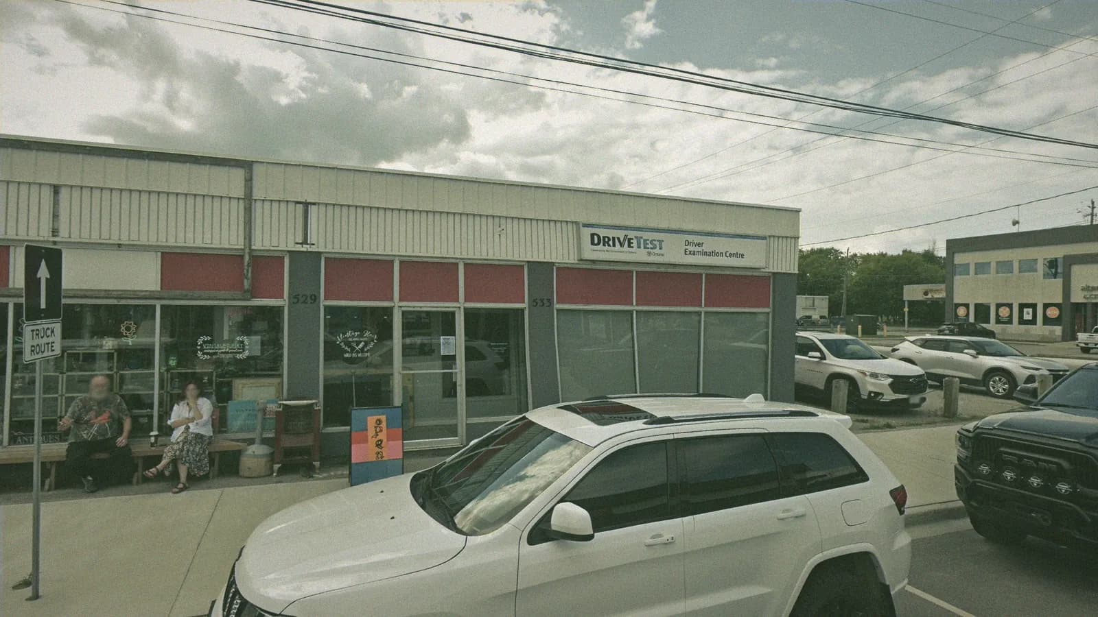 DriveTest Fort Frances at 533 Mowat Ave, Fort Frances, seen from the street