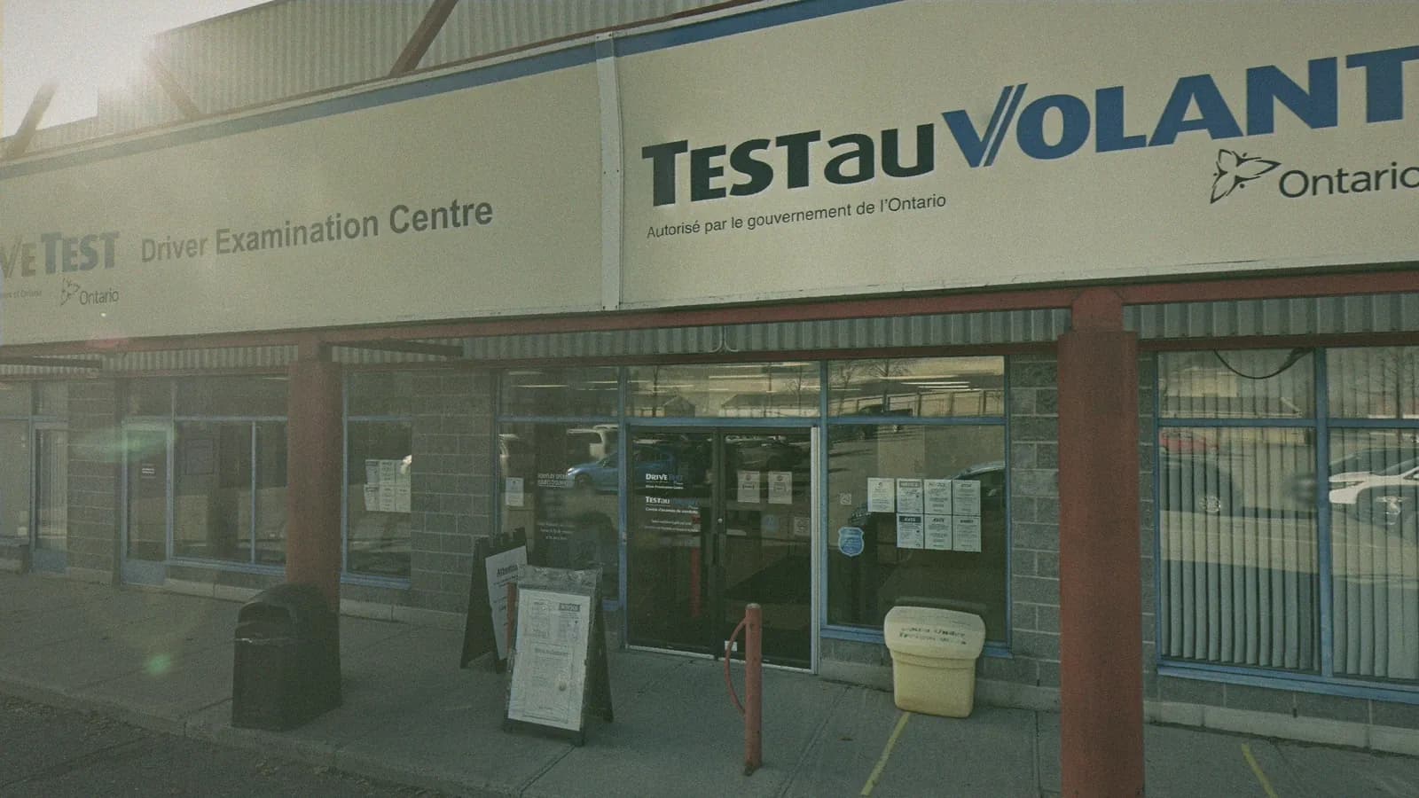 DriveTest Kingston at 381 Select Dr, Units 1-5, Kingston, seen from the street
