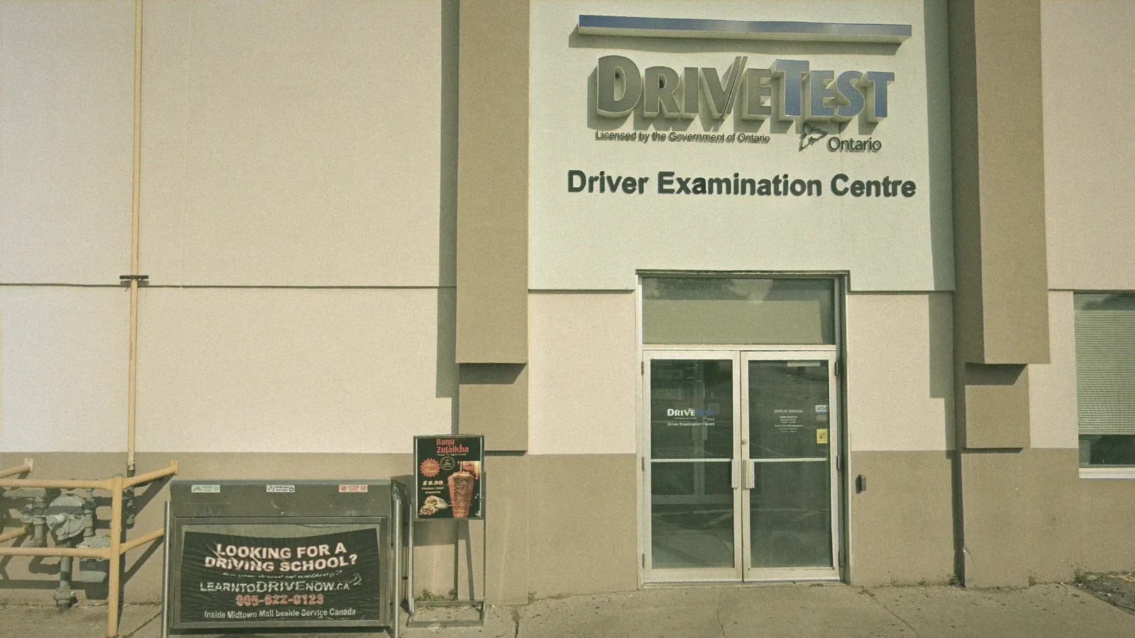 DriveTest Oshawa at Midtown Mall, 200 John St W, Oshawa, seen from the street