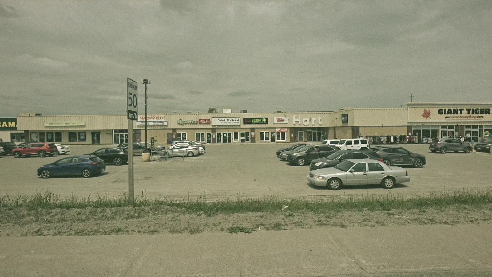 DriveTest Kirkland Lake at Kirkland Lake Shopping Centre, 150 Government Rd W, Kirkland Lake, seen from the street