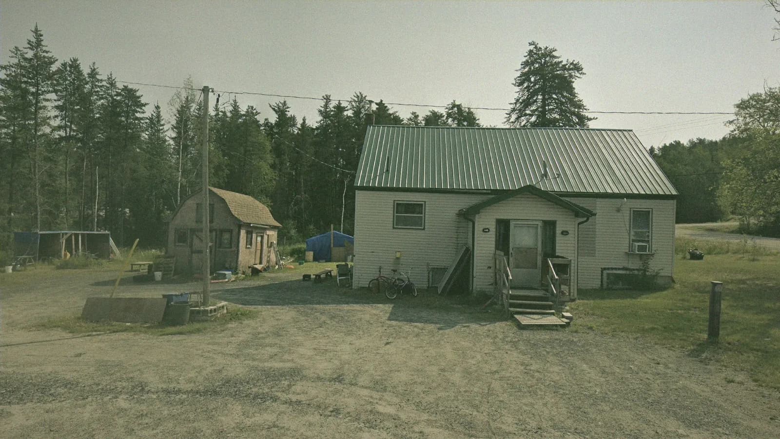 Pickle Lake Community Centre, 2 Anne St, Pickle Lake, the building DriveTest uses as its Pickle Lake travel point, seen from the street