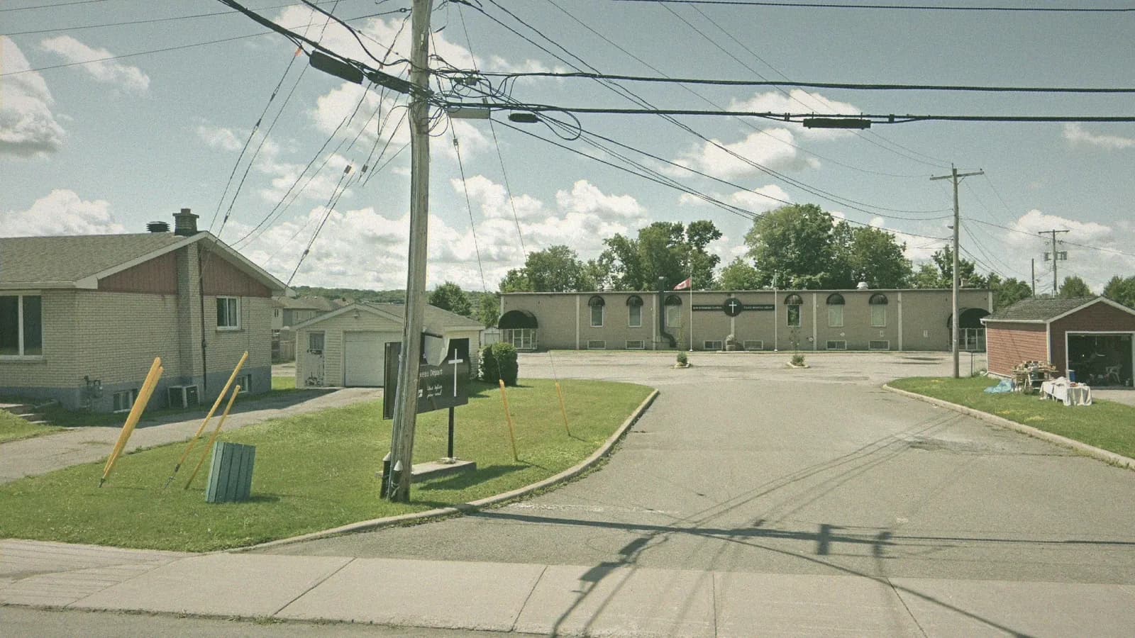 Club Powers, 954 Giroux St, Rockland, the building DriveTest uses as its Rockland travel point, seen from the street